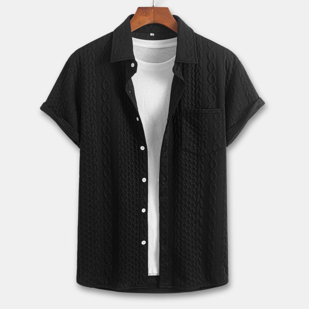 Knitted Men's Coastal Shirt – Lightweight, Comfortable & Versatile