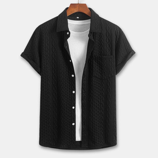 Knitted Men's Coastal Shirt – Lightweight, Comfortable & Versatile